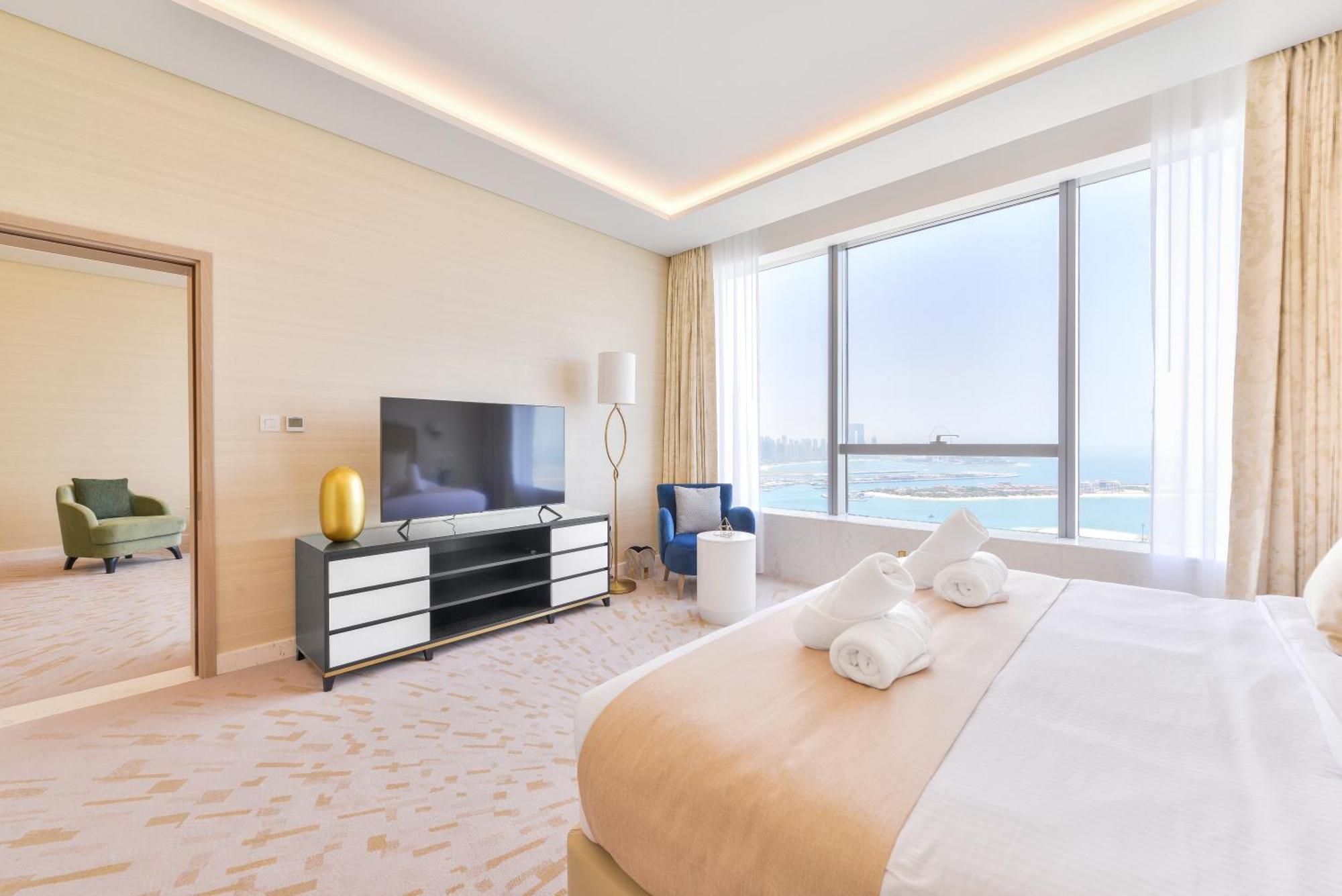 Ultra Luxury Palm Tower With Shared Hotel Facilities Dubai Esterno foto